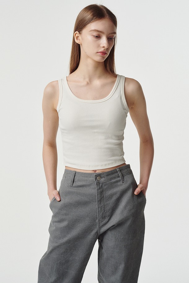 STUDIO SÉCANTE - 데님 - ESSENTIAL Paper Denim (Ash Grey)