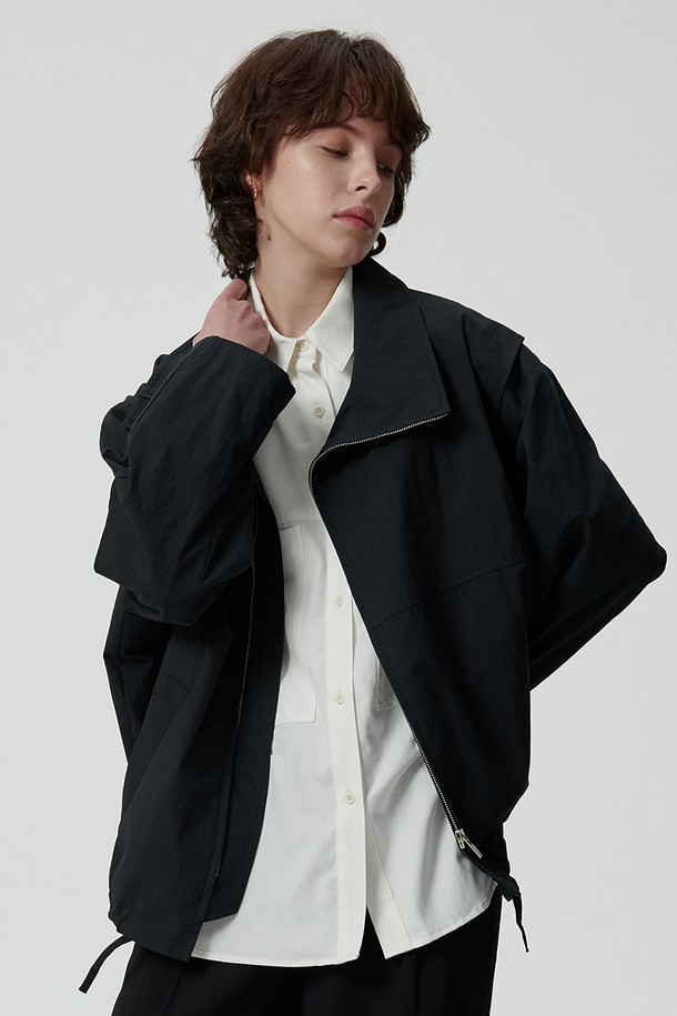 STUDIO SÉCANTE - 점퍼 - DIMPLE Essential Jumper (Ash Black)