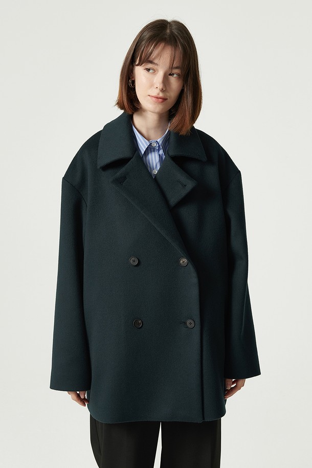 STUDIO SÉCANTE - 코트 - SAINT Cashmere Coat (Shadow of Forest)