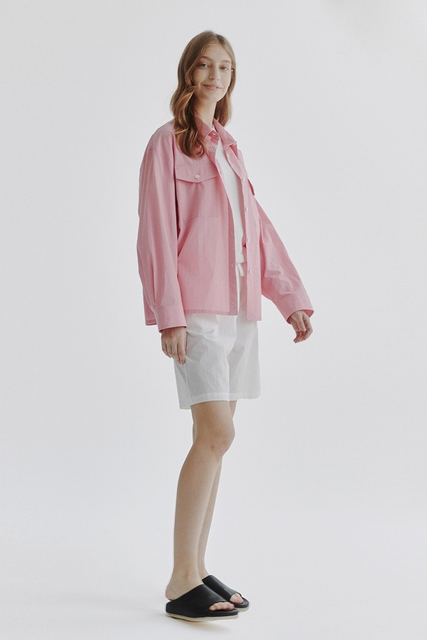 STUDIO SÉCANTE - 셔츠 - SUGAR Shirt Outer (Aurora Pink)