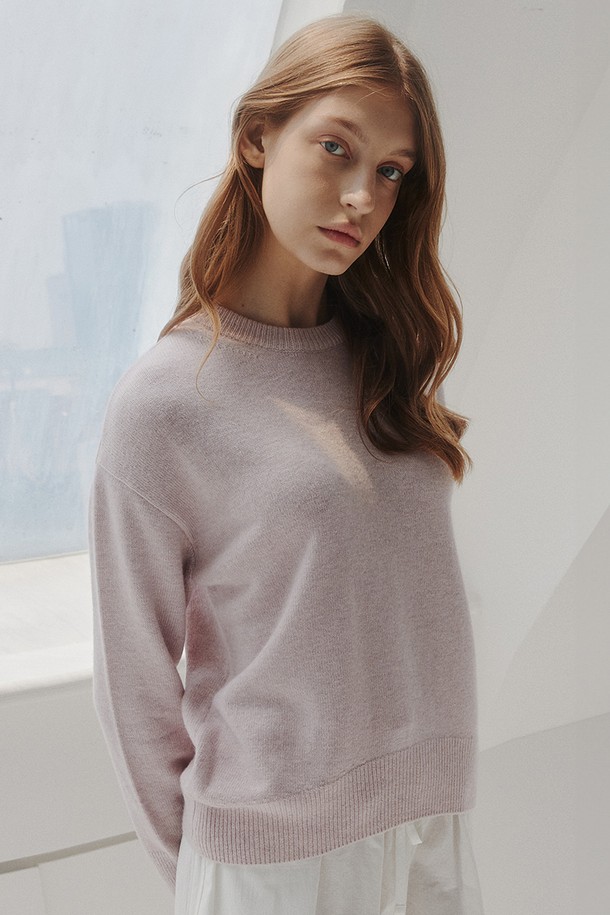 STUDIO SÉCANTE - 스웨터 - VERONA Cashmere Knit (Melange Pink)