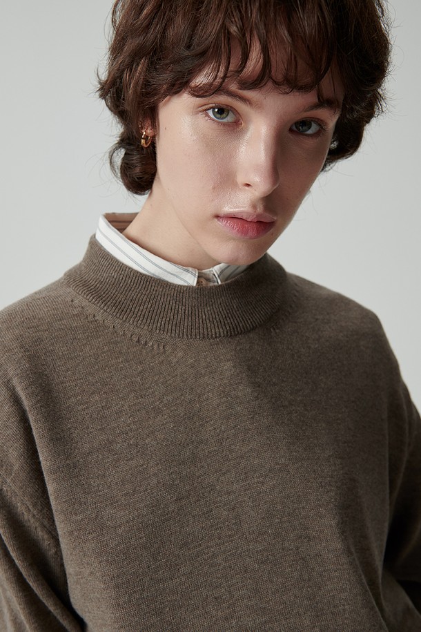 STUDIO SÉCANTE - 스웨터 - FREYA Merino Wool Knit (Sierra Brown)