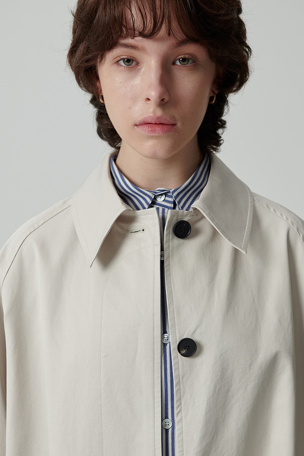 STUDIO SÉCANTE - 셔츠 - LENTE Shirt (Blue Indigo Stripe)