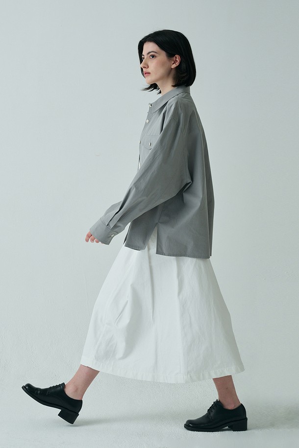 STUDIO SÉCANTE - 셔츠 - RAGDOLL Shirt Outer (Grey Neko)