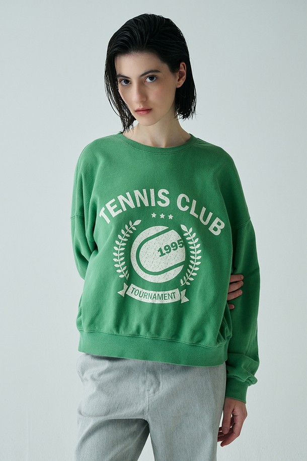 STUDIO SÉCANTE - 스웻셔츠 - STUDIO Daily Sweat (Apple Green)