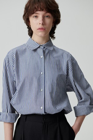 LENTE Shirt (Blue Indigo Stripe)