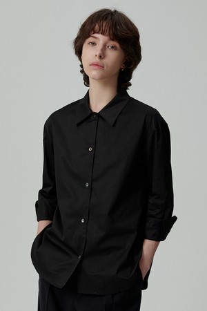 TAIRA Shirt (Silk Black)