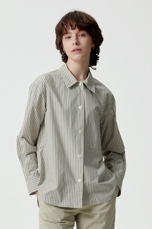 RAFFINE Shirt (Ash Blue Stripe)