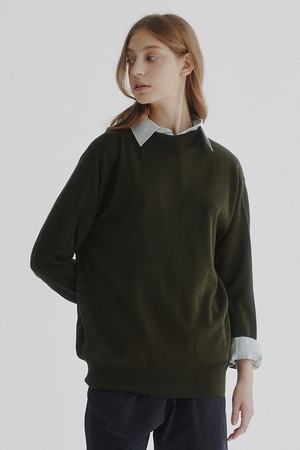 FREYA Merino Wool Knit (Olive Khaki)