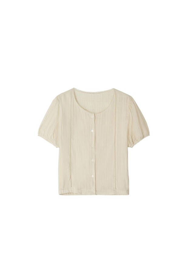 Mayver U - 셔츠 - Molina Lace Blouse _ Ivory