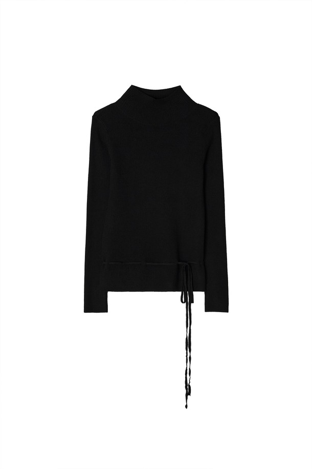 Mayver U - 터틀넥 - Roche Turtleneck Knitwear _ Black