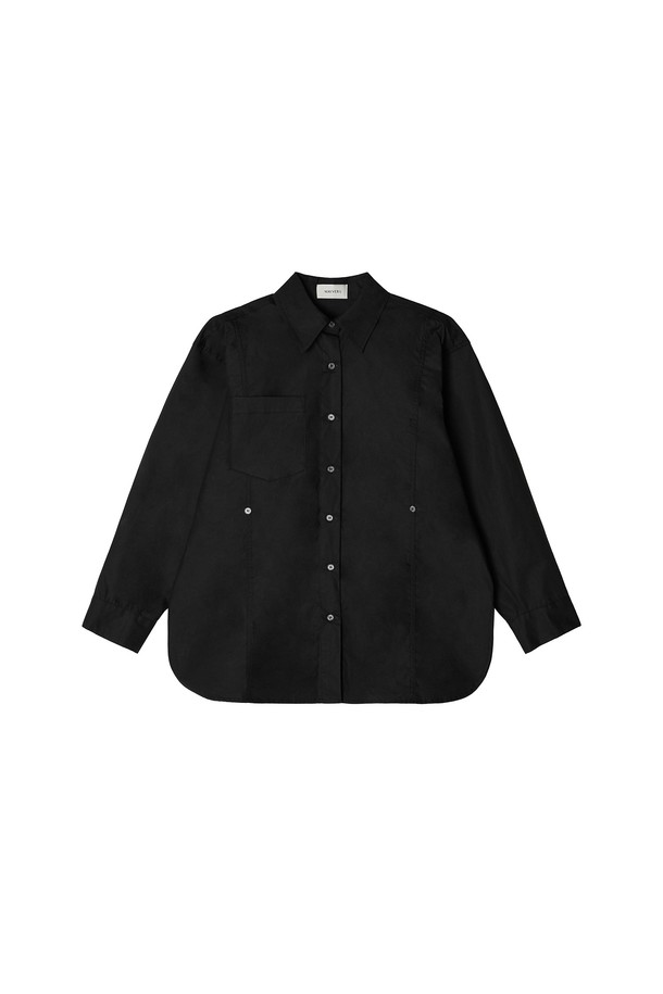 Mayver U - 셔츠 - Chouvet Fourway Cotton Shirts _ Black