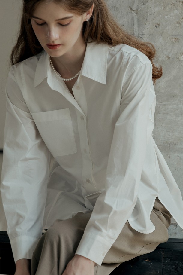 Mayver U - 셔츠 - Chouvet Fourway Cotton Shirts _ White