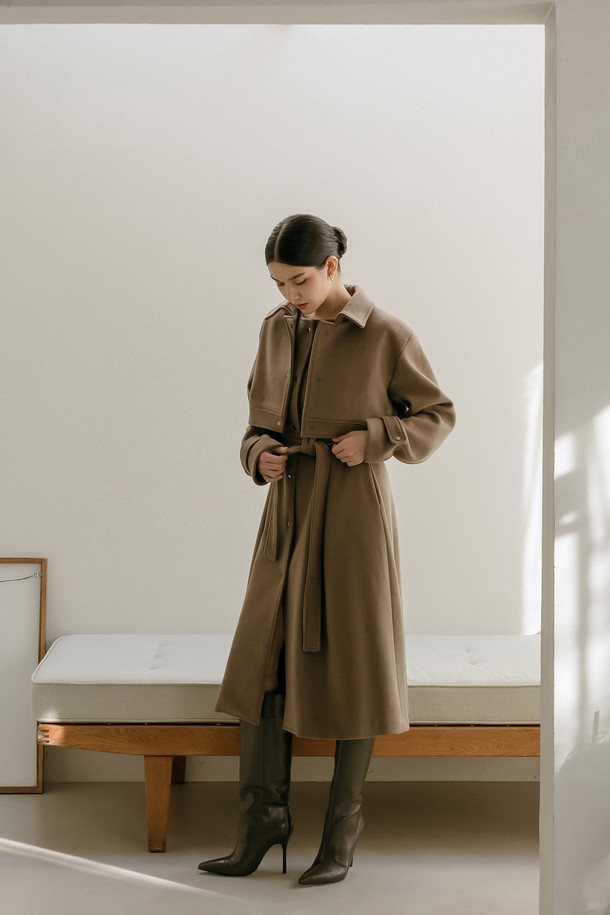 Mayver U - 코트 - Gould Three Way Coat _ Brown