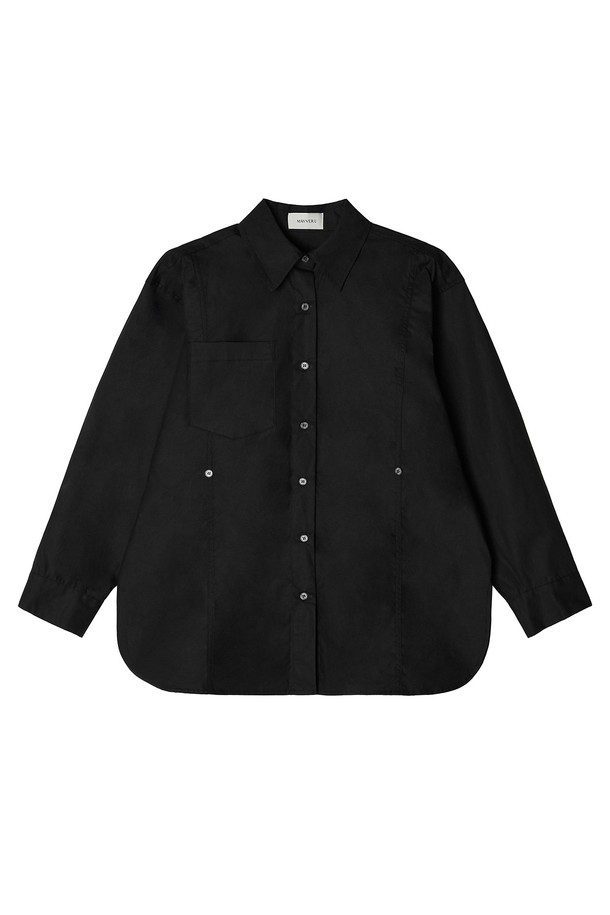 Mayver U - 셔츠 - Chouvet Fourway Cotton Shirts _ Black