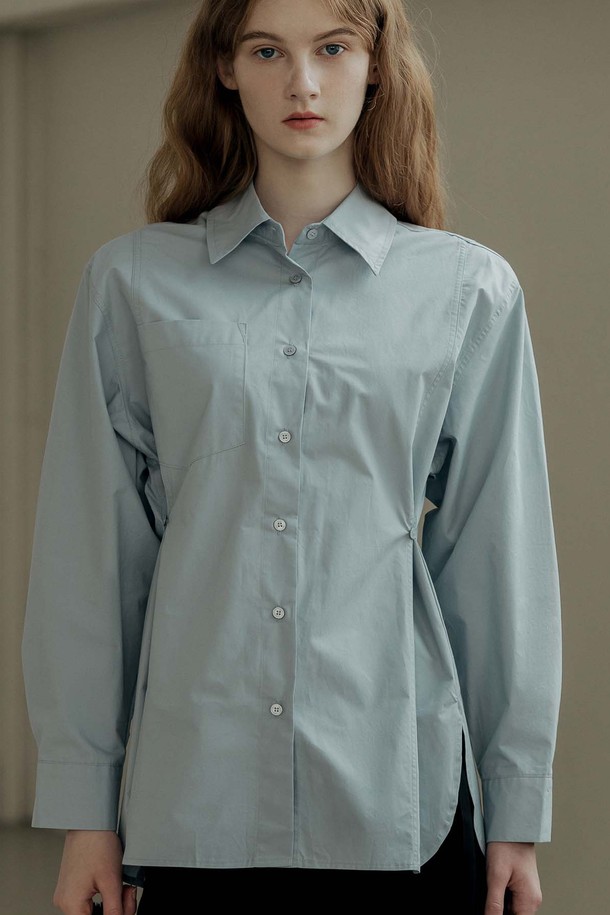 Mayver U - 셔츠 - Chouvet Fourway Cotton Shirts _ Sky Blue