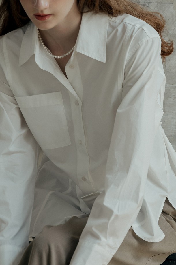 Mayver U - 셔츠 - Chouvet Fourway Cotton Shirts _ White