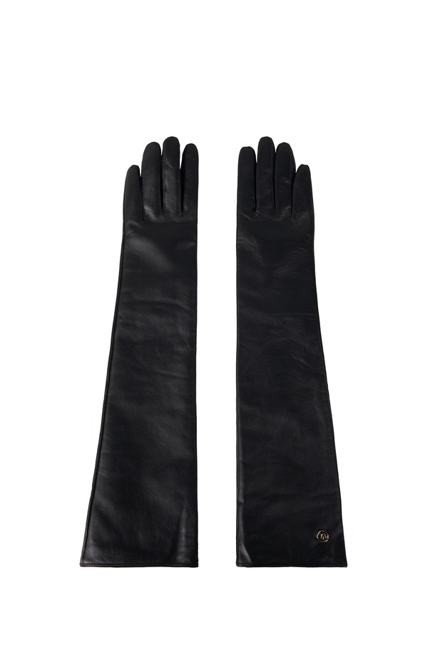 Mayver U - 장갑 - Tawny Lambskin Leather Gloves _ Black