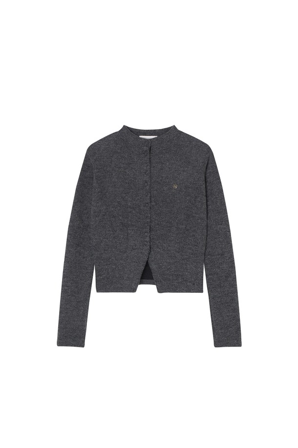 Mayver U - 가디건 - Quarry Wool Cardigan Knitwear _ Gray