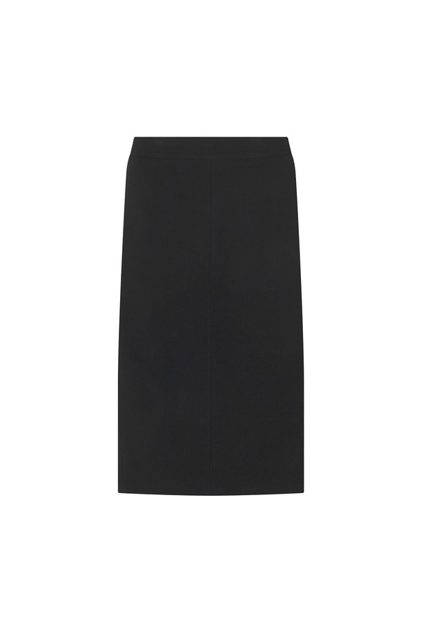 Mayver U - 롱스커트 - Novelle Stitch Skirt _ Black