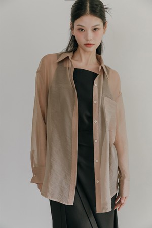 Deia Cross Blouse _ Brown