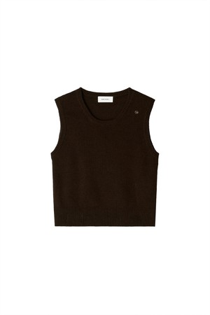 Dreamy Vest Knitwear _ Brown