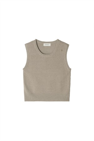 Dreamy Vest Knitwear _ Beige