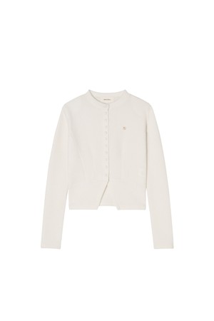 Quarry Wool Cardigan Knitwear _ White