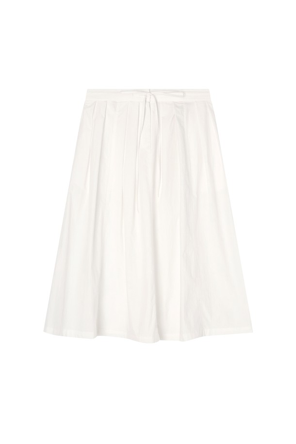 Mayver U - 롱스커트 - Atte Flare Skirt _ Ivory