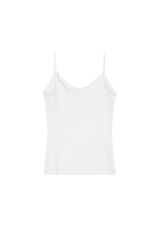 Mayver U - 민소매티셔츠 - Flori Sleeveless T-Shirt _ Ivory