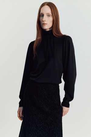 Linge tie t-shirt _ Black