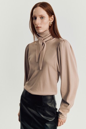 Linge tie t-shirt _ Beige