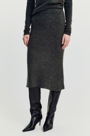 Shawble tweed skirt _ Gray