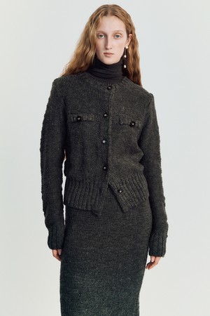 Shawble tweed knitwear _ Gray