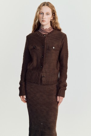 Shawble tweed knitwear _ Brown
