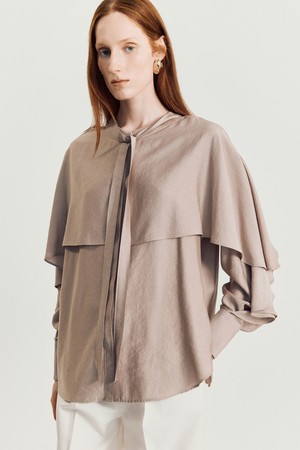 Nadi Cape Blouse _ Pink