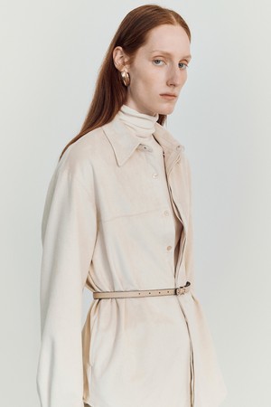 Geta Suede Jacket _ Cream