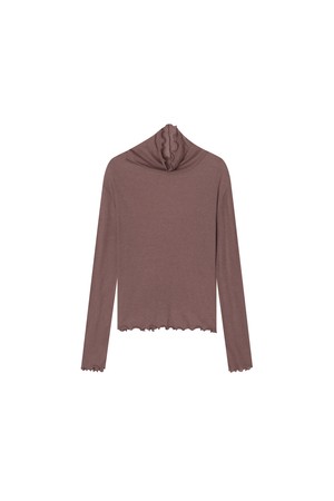 Prim turtleneck t-shirt _ Brown