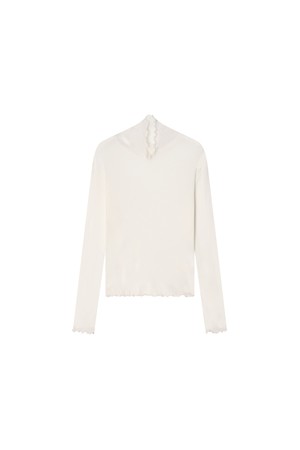 Prim turtleneck t-shirt _ Ivory
