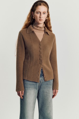 Prim wool cardigan  knitwear _ Beige