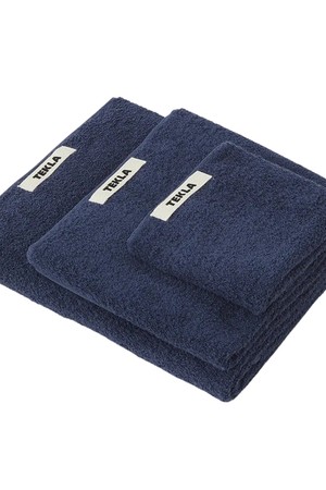 테클라 Hand Towel Navy 50X80