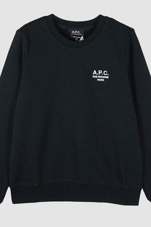 A.P.C. 아페쎄 여성 스카이 로고 맨투맨 블랙 COEZD F27700 LZZ