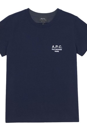 A.P.C. 아페쎄 여성 데니스 반팔티셔츠 네이비 COEZC F26842 IAK