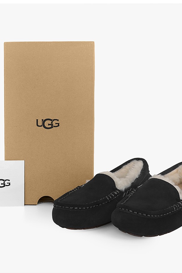 UGG - 부츠/워커 - 어그 UGG 앤슬리 블랙 1106878 BLK 여성 모카신