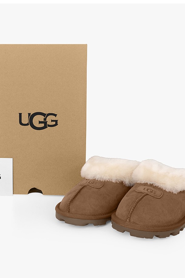 UGG - 샌들/뮬/슬리퍼 - 어그 UGG 코케트 체스트넛 5125 CHE 여성 슬리퍼