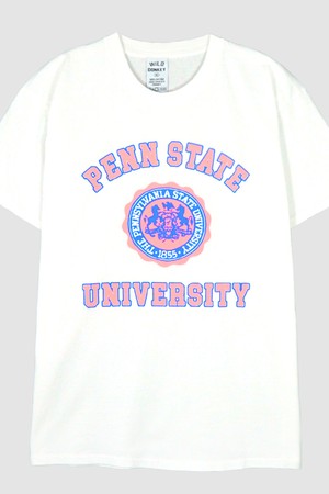 와일드동키 펜스테이트 반팔 티셔츠 T-PENN STATE WD018