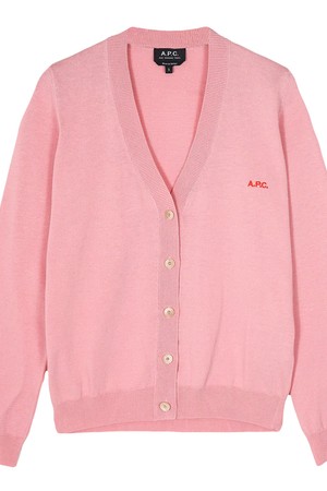 A.P.C. 아페쎄 벨라 가디건 핑크 COEZJ F22249 FAA