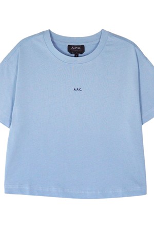 A.P.C. 아페쎄 젠 반팔 티셔츠 라이트 블루 COEIO F26210 IAB