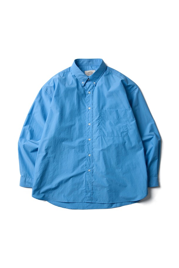 Amfeast - 긴팔셔츠 - Oliver Big Shirts Blue