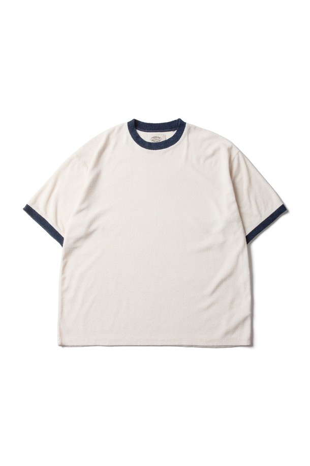 Amfeast - 반팔티셔츠 - 70s Terry Ringer T Shirts Navy